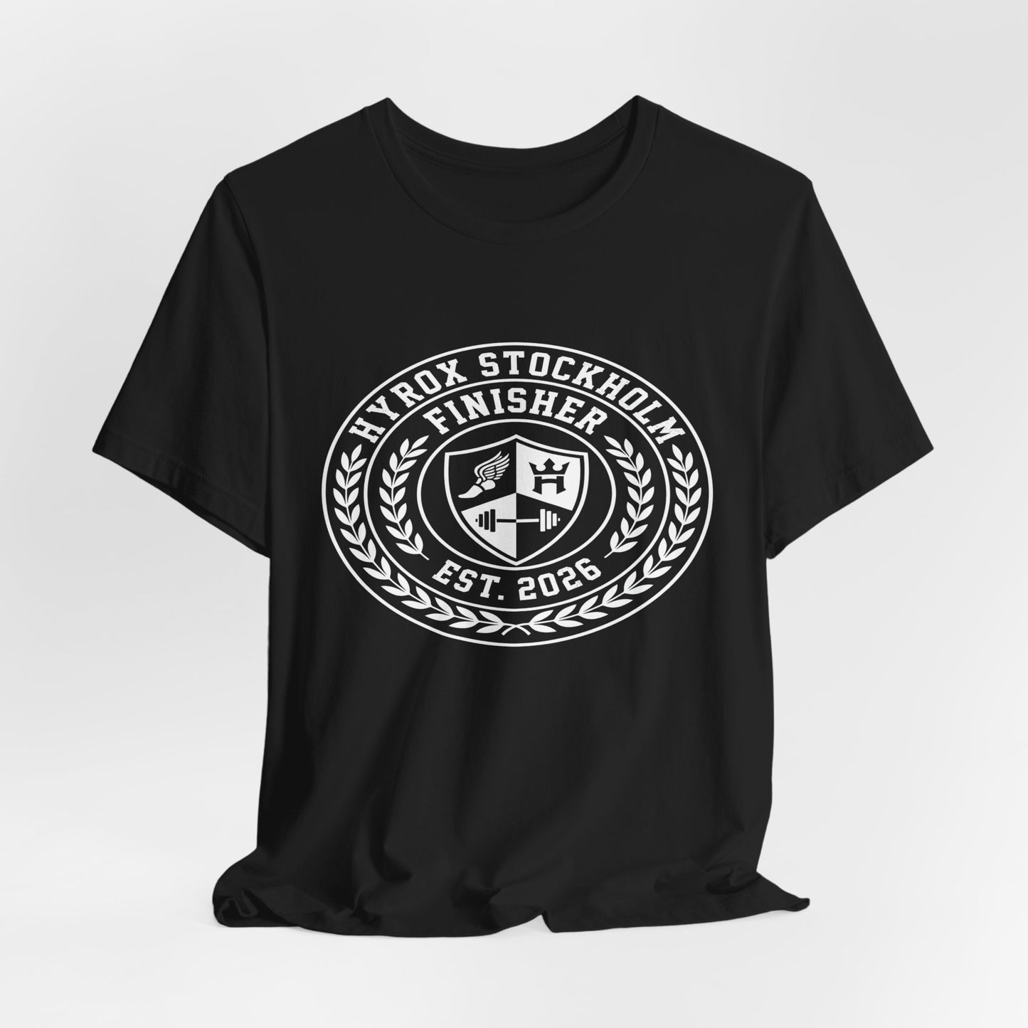Tee HYROX Stockholm Finisher — photo produit | HybridDept