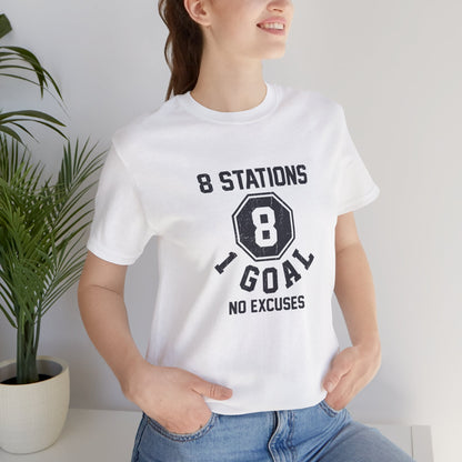 Tee 8 Stations 1 Goal — photo produit | HybridDept