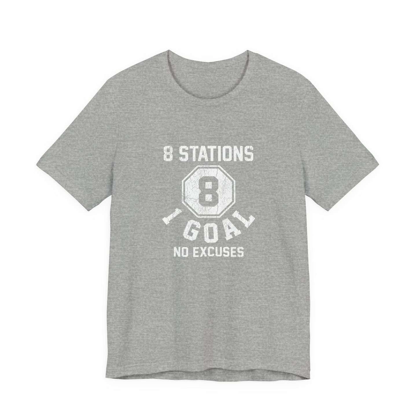 Tee 8 Stations 1 Goal — détail inscription | hybriddept