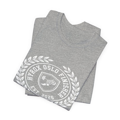 Tee HYROX Oslo Finisher — photo produit | HybridDept