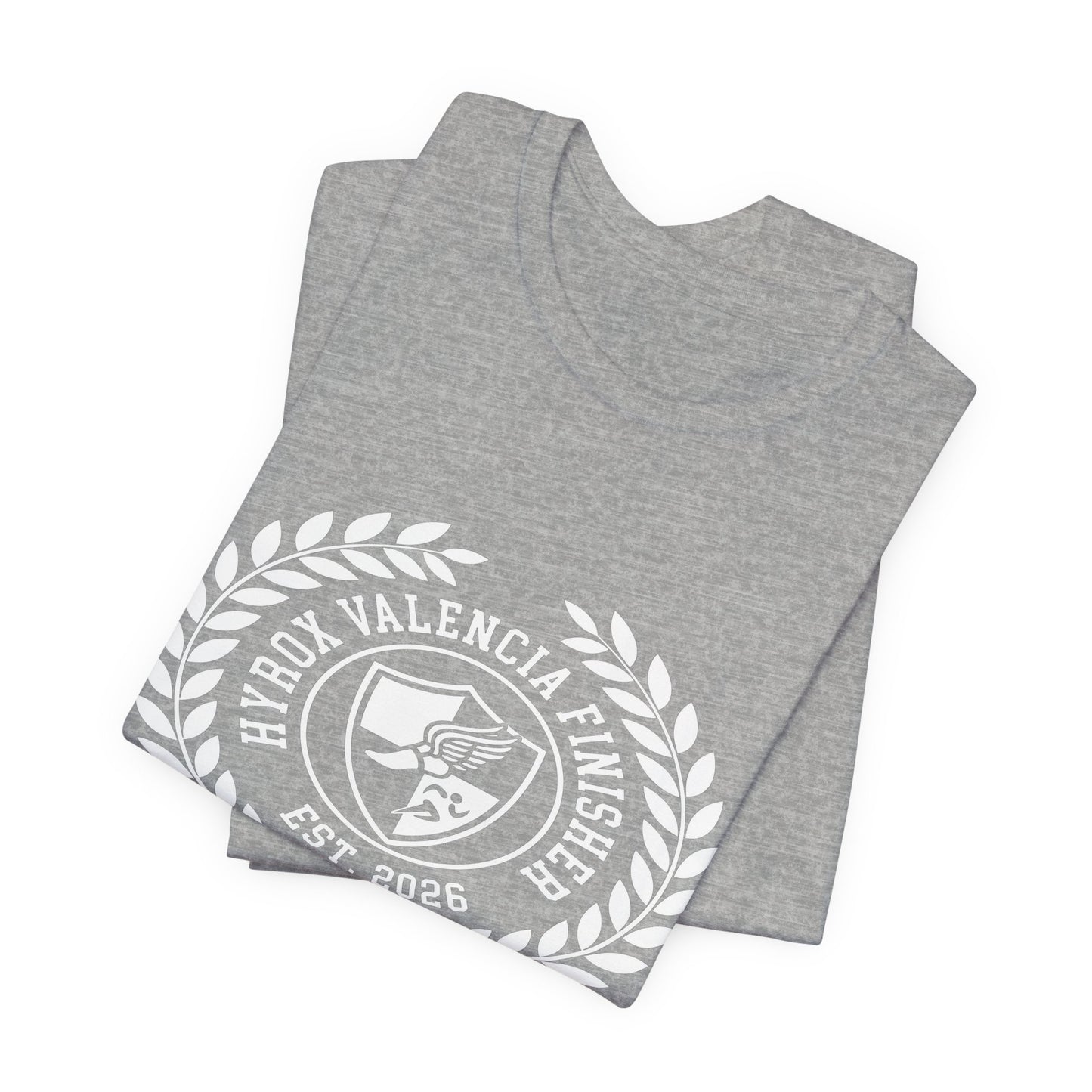 Tee HYROX Valencia Finisher — photo produit | HybridDept