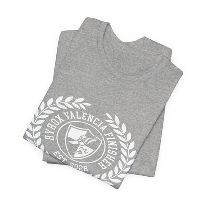 Tee HYROX Valencia Finisher — photo produit | HybridDept