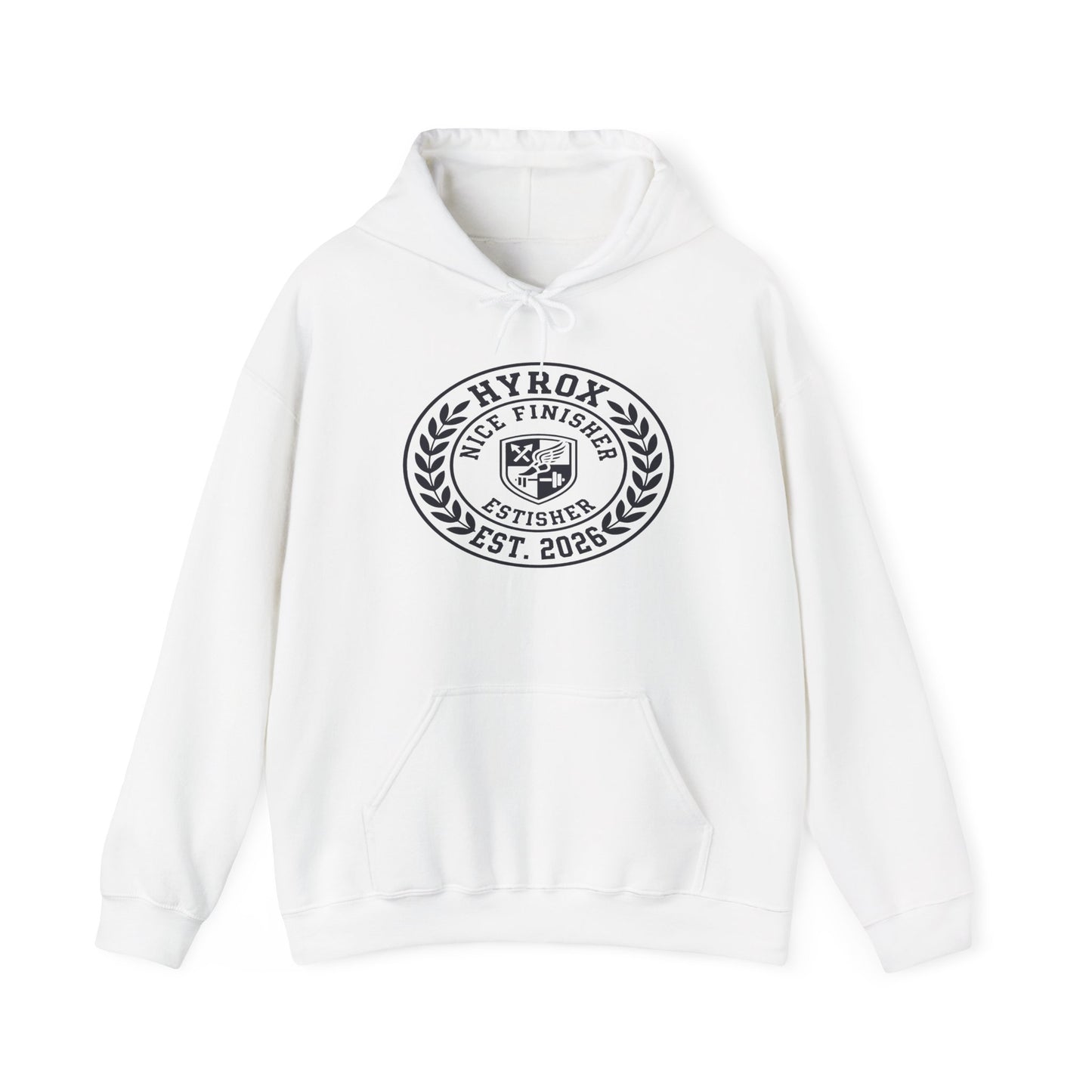 Hoodie HYROX Nice Finisher — back view | hybriddept