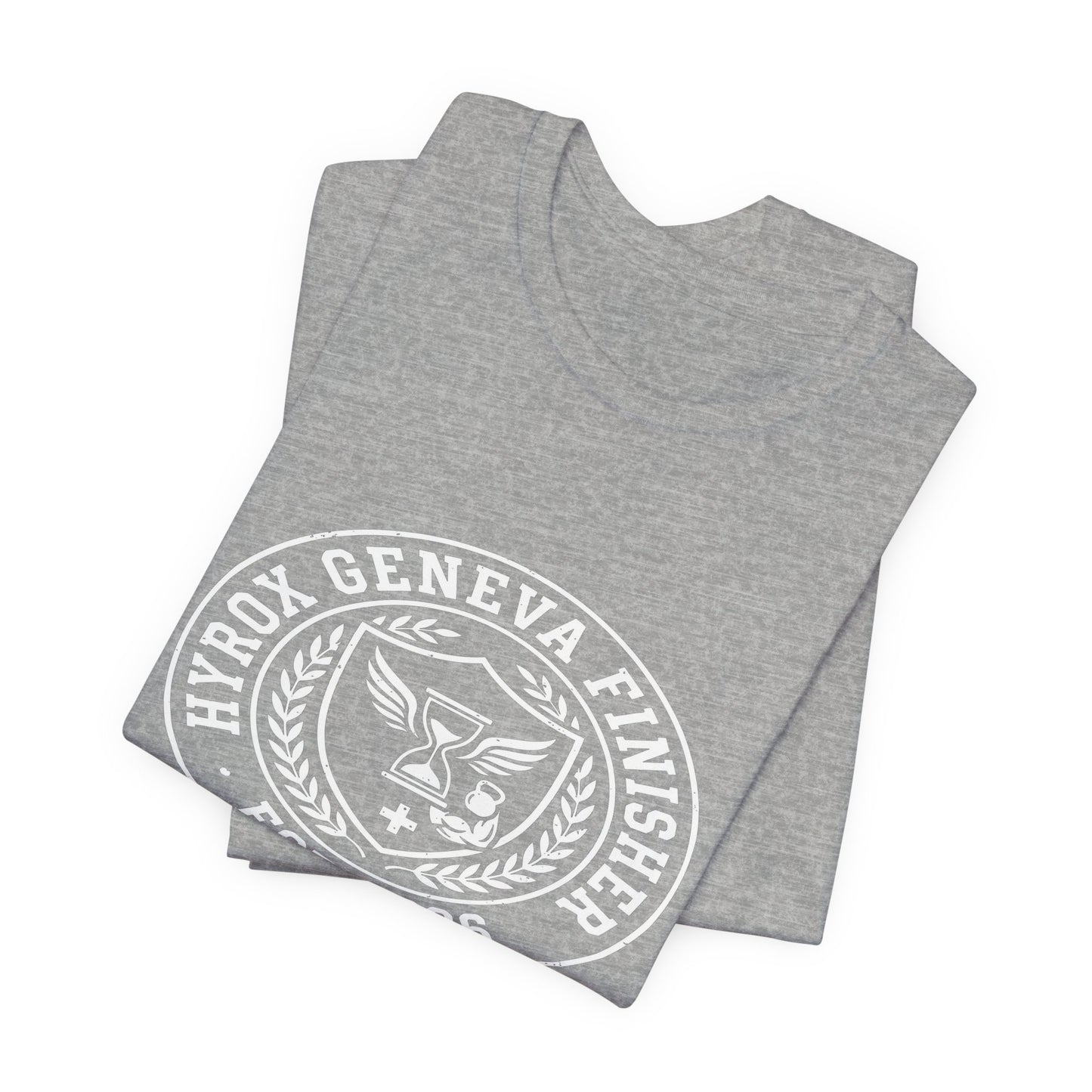 Tee HYROX Geneva Finisher — photo produit | HybridDept