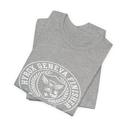 Tee HYROX Geneva Finisher — photo produit | HybridDept