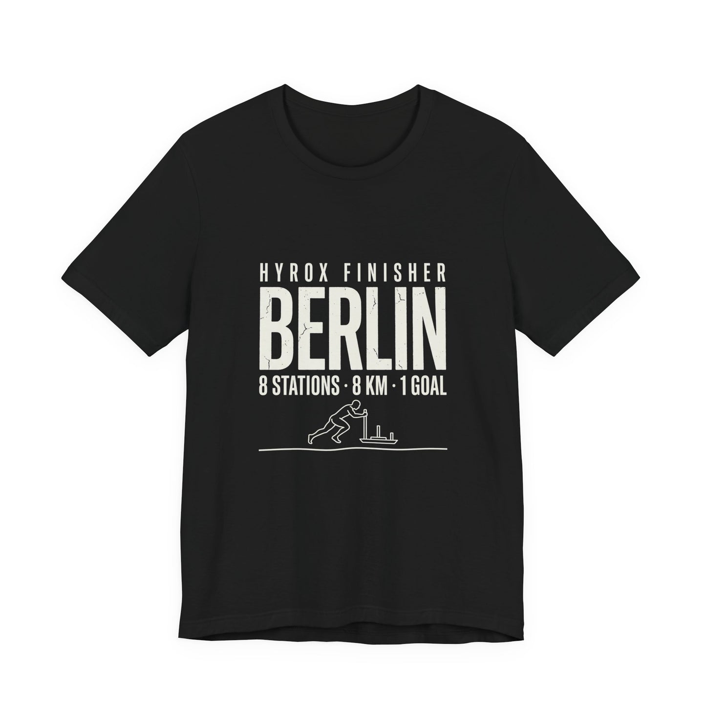 HYROX Berlin Finisher Tee - Distressed Runner