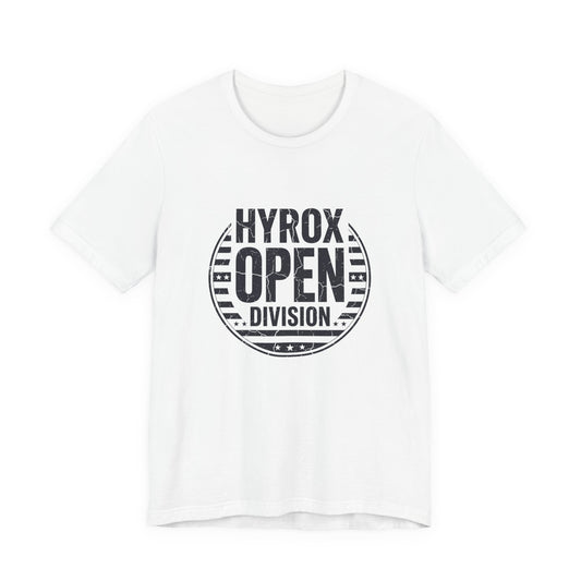 Tee HYROX Open — back view | hybriddept