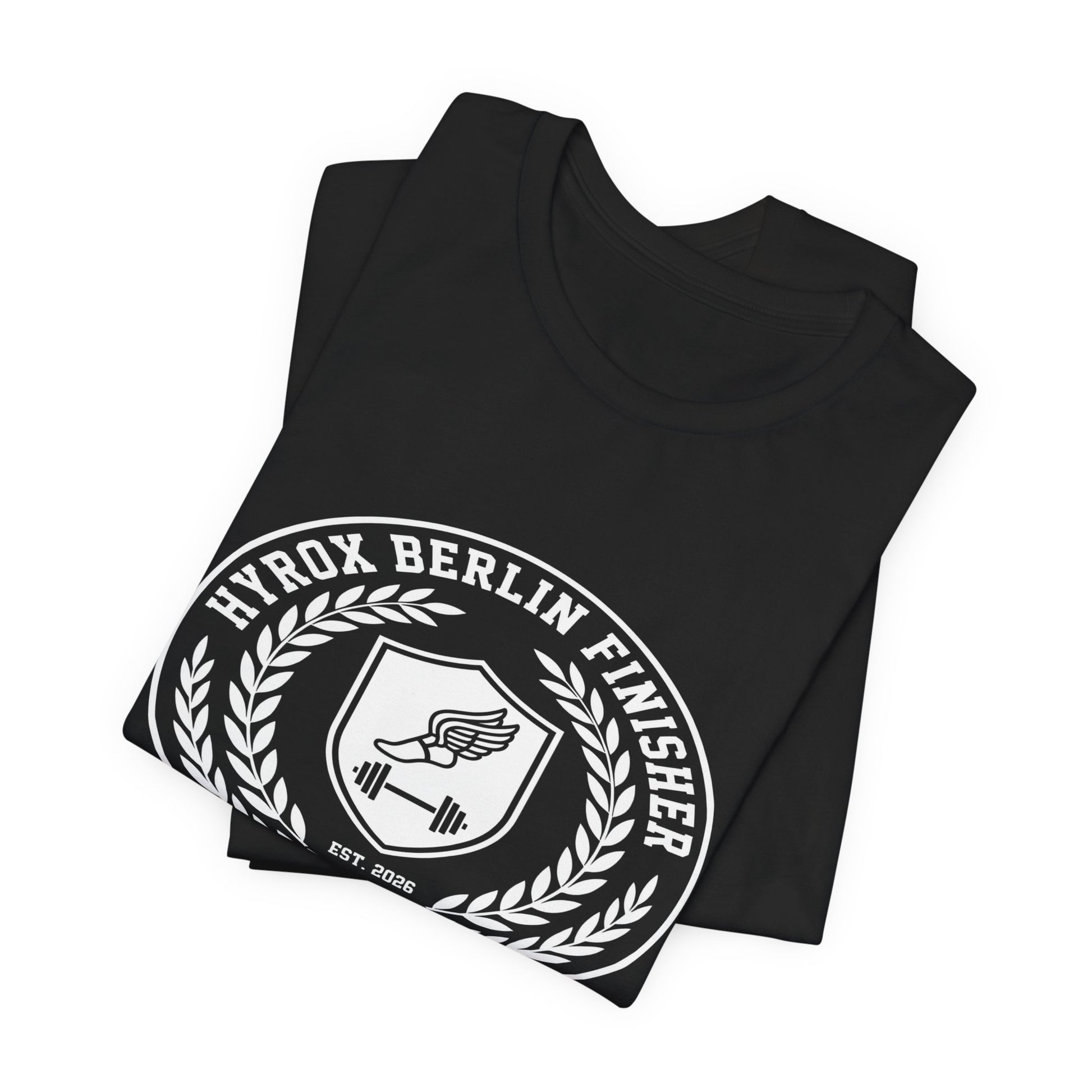 Tee HYROX Berlin Finisher — détail capuche | hybriddept