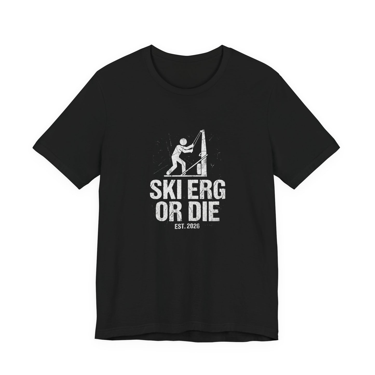 Tee Ski Erg Or Die — vue de face | HybridDept