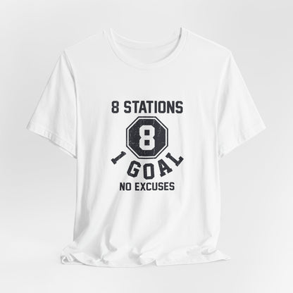 Tee 8 Stations 1 Goal — photo produit | HybridDept