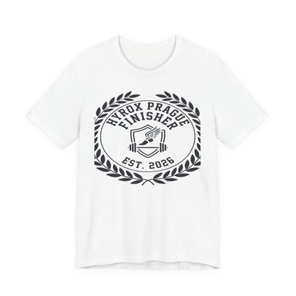 Tee HYROX Prague Finisher — détail inscription | hybriddept
