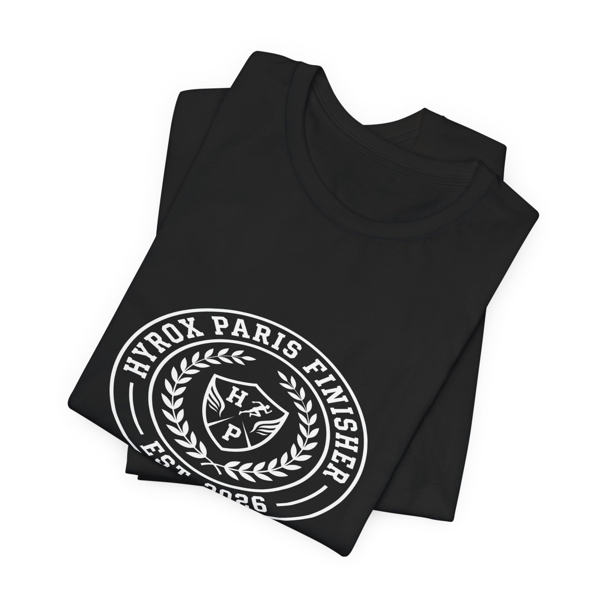 Tee HYROX Paris Finisher — détail capuche | hybriddept