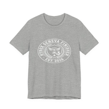 Tee HYROX Geneva Finisher — détail inscription | hybriddept