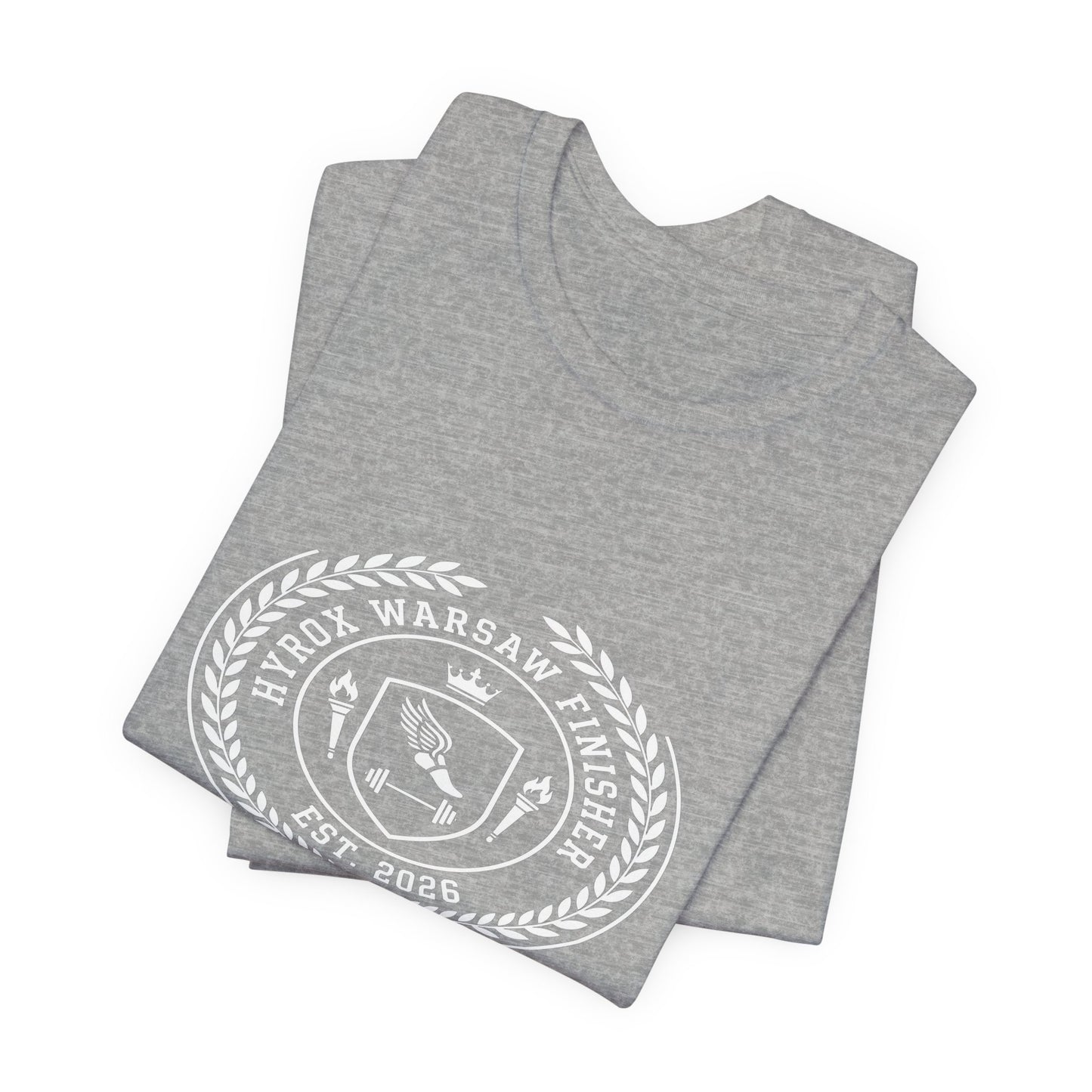 Tee HYROX Warsaw Finisher — photo produit | HybridDept