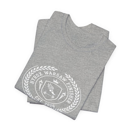Tee HYROX Warsaw Finisher — photo produit | HybridDept