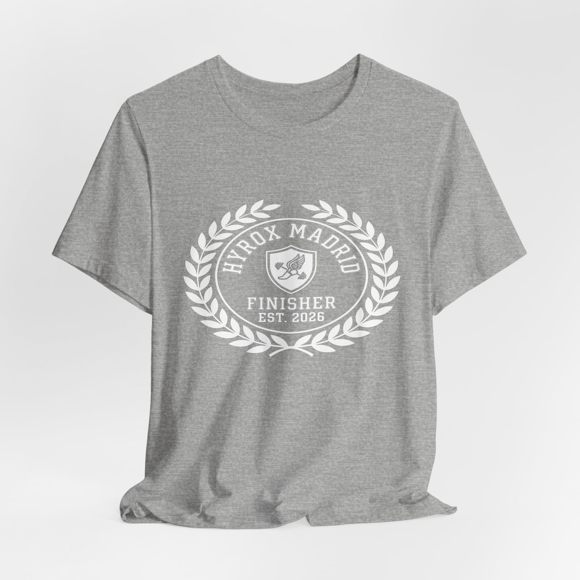 Tee HYROX Madrid Finisher — photo produit | HybridDept