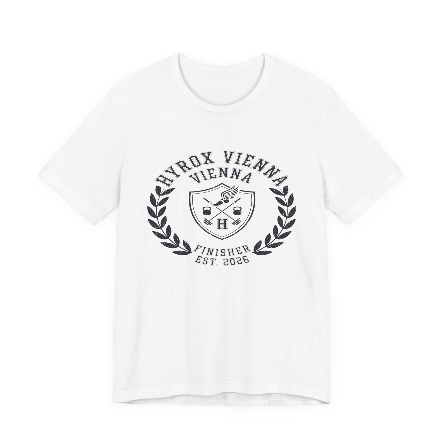 Tee HYROX Vienna Finisher — détail inscription | hybriddept