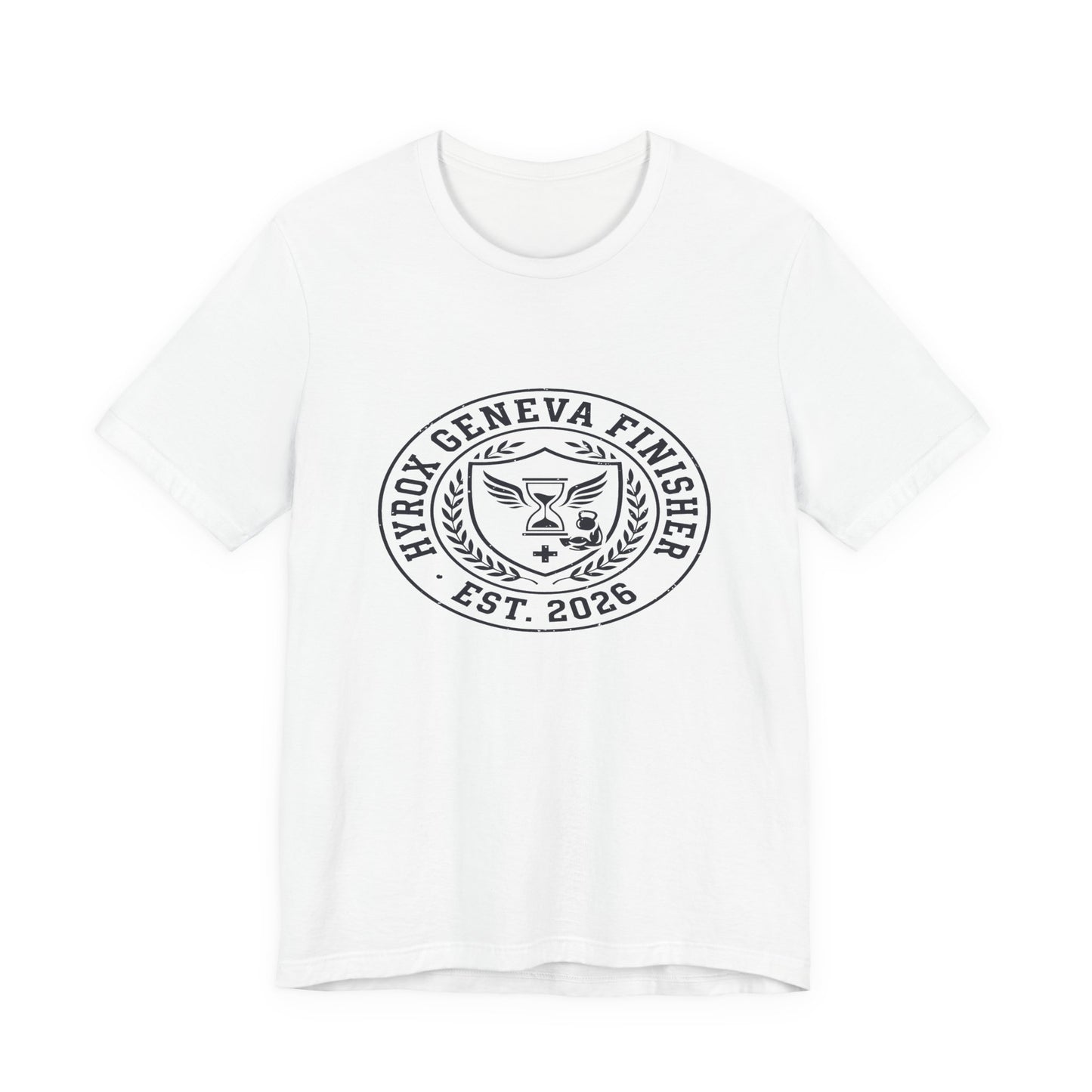 Tee HYROX Geneva Finisher — back view | hybriddept