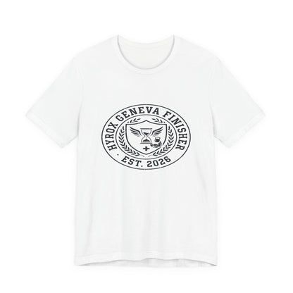 Tee HYROX Geneva Finisher — back view | hybriddept