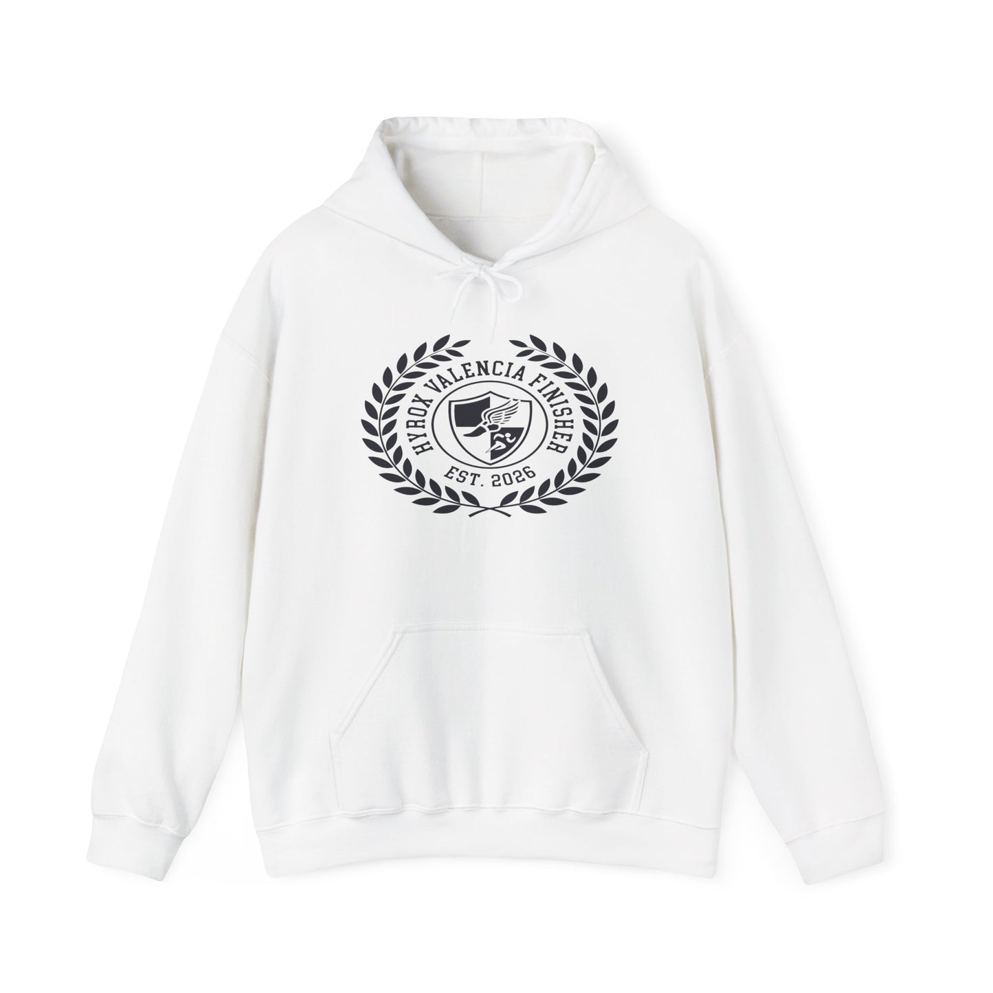 Hoodie HYROX Valencia Finisher — vue de dos | HybridDept
