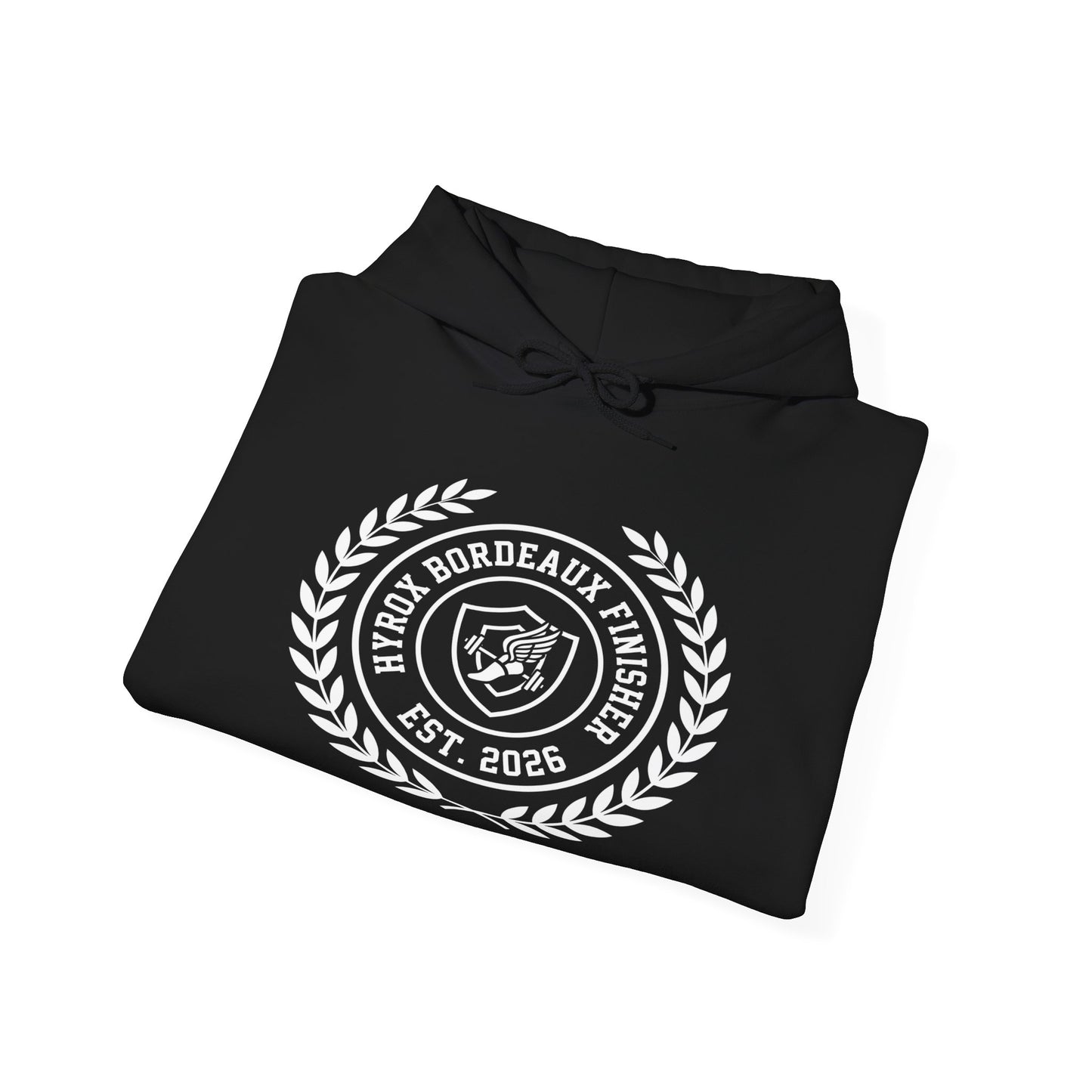 Hoodie HYROX Bordeaux Finisher — photo produit | HybridDept