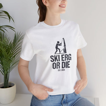 Tee Ski Erg Or Die — photo produit | HybridDept