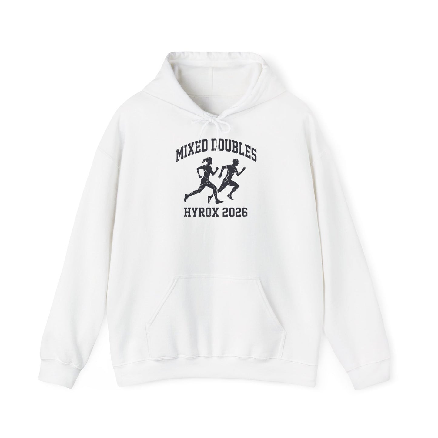 Hoodie Mixed Doubles — back view | hybriddept