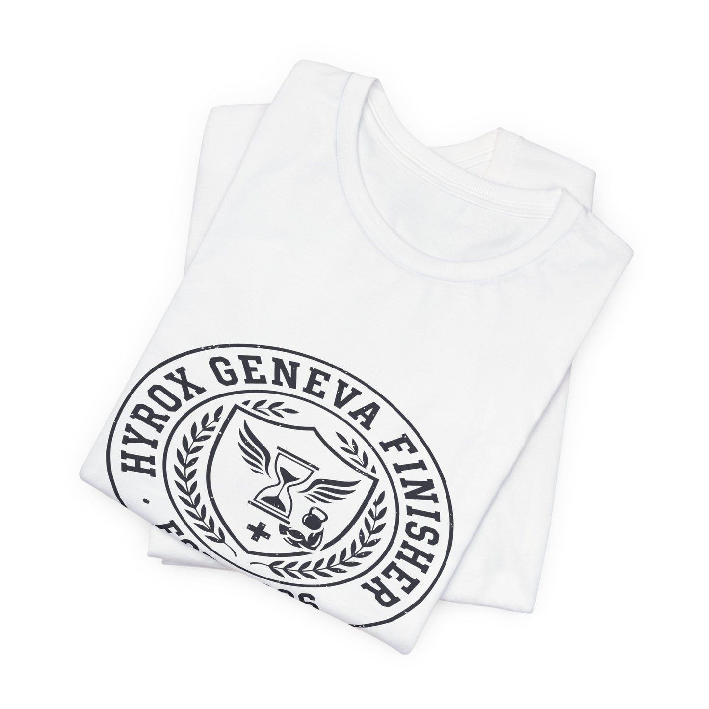 Tee HYROX Geneva Finisher — fabric detail | hybriddept