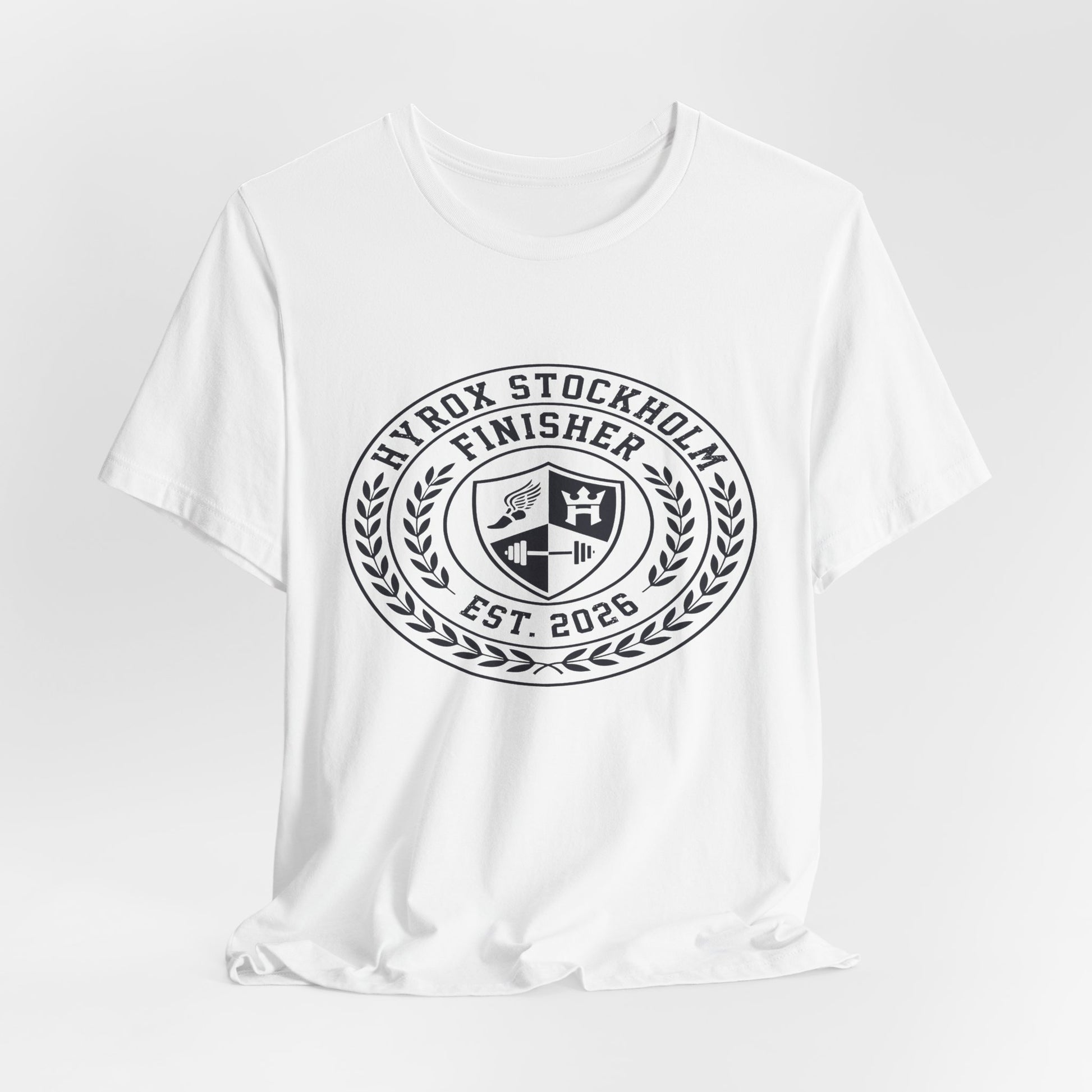 Tee HYROX Stockholm Finisher — side view | hybriddept