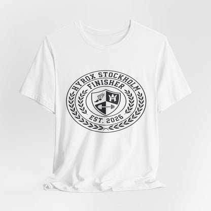 Tee HYROX Stockholm Finisher — side view | hybriddept