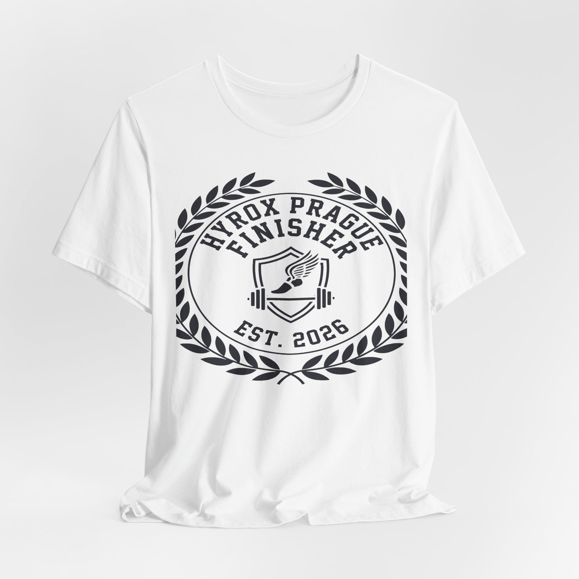 Tee HYROX Prague Finisher — side view | hybriddept