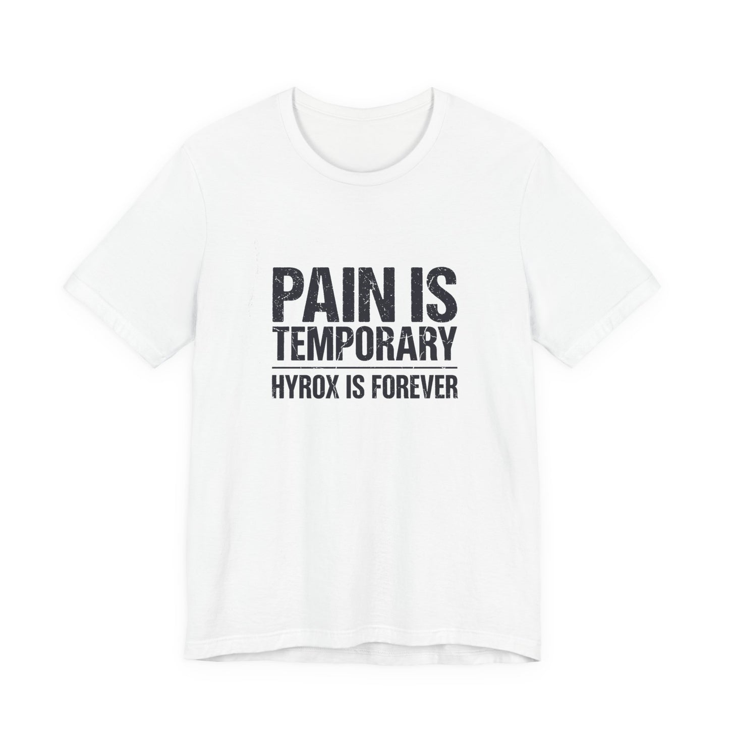 Tee Pain Is Temporary — back view | hybriddept