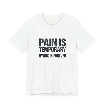 Tee Pain Is Temporary — back view | hybriddept