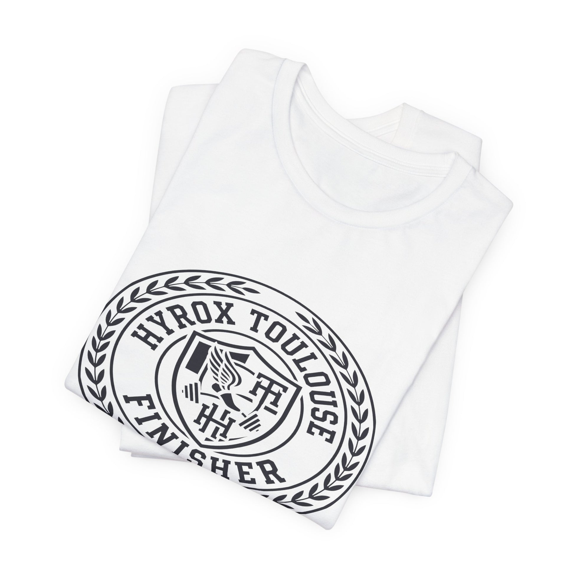 Tee HYROX Toulouse Finisher — fabric detail | hybriddept