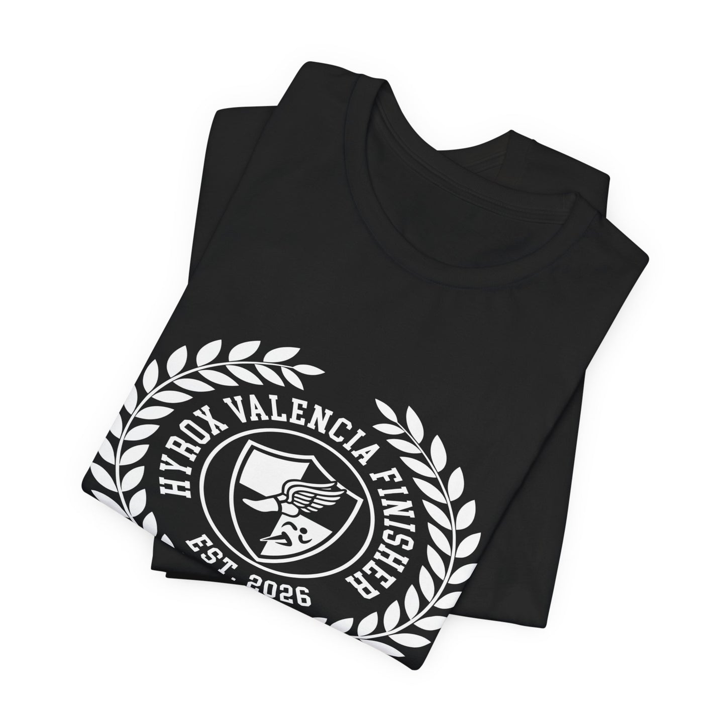 Tee HYROX Valencia Finisher — détail capuche | HybridDept