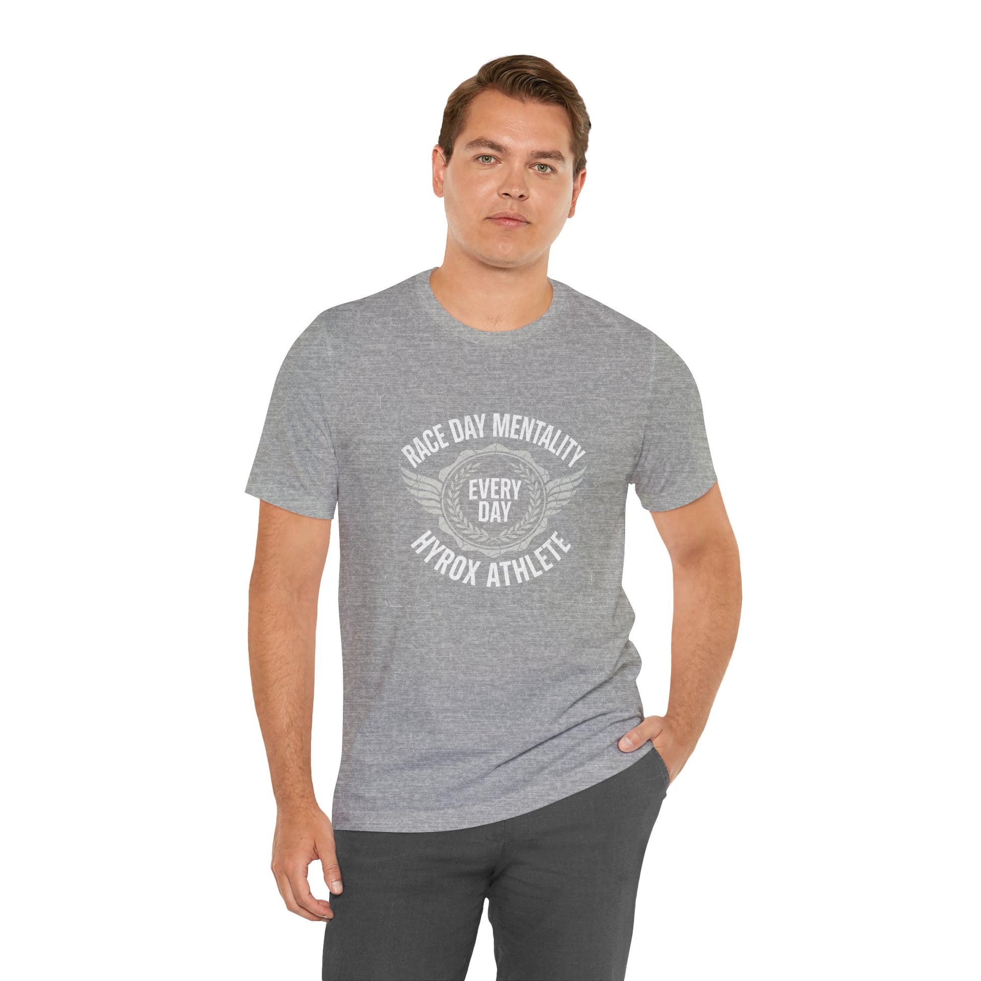 Tee Race Day Mentality — détail matière | HybridDept
