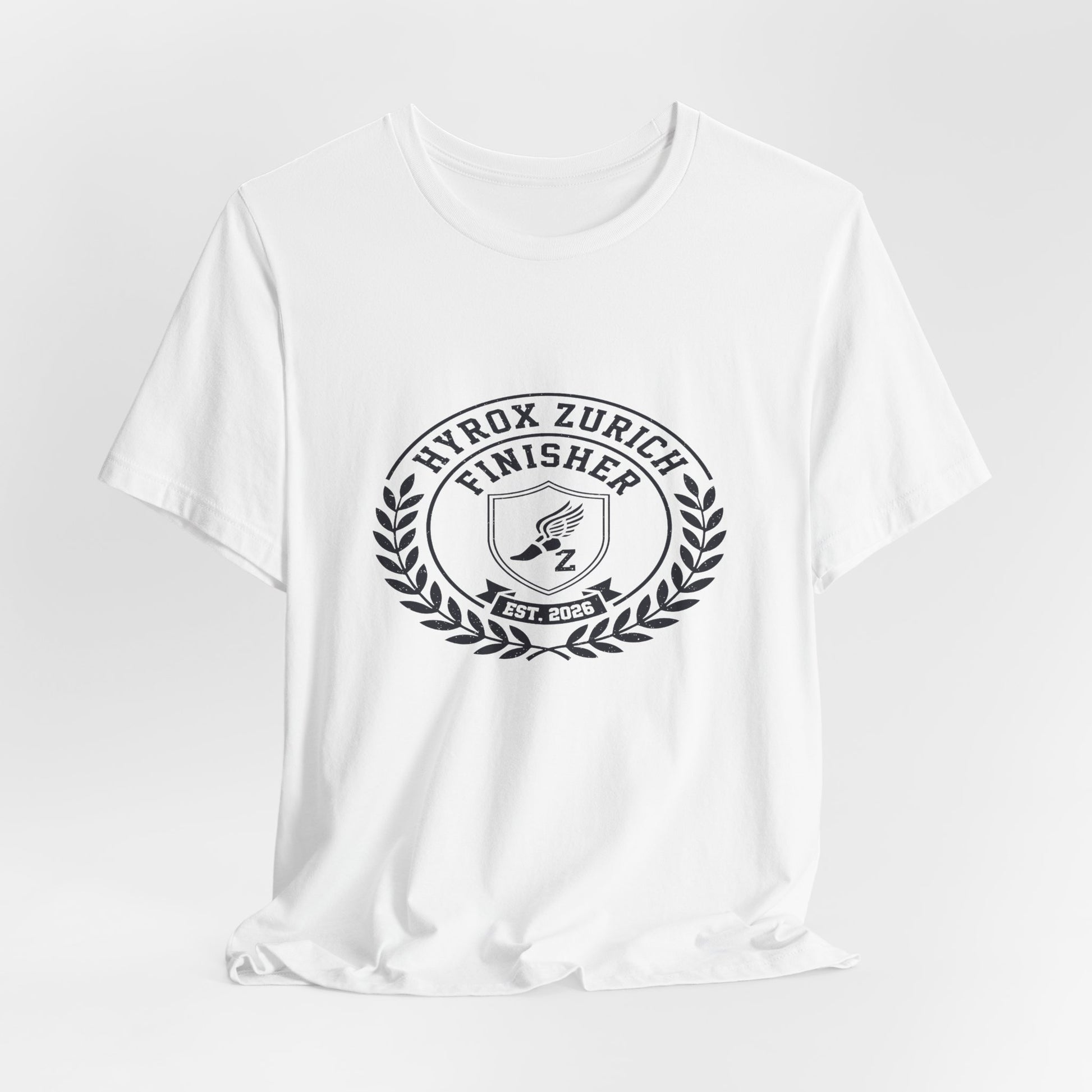 Tee HYROX Zurich Finisher — side view | hybriddept