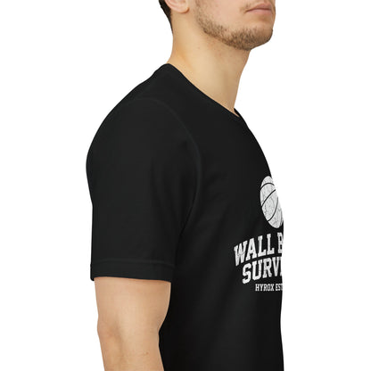 Tee Wall Balls Survivor — détail capuche | hybriddept