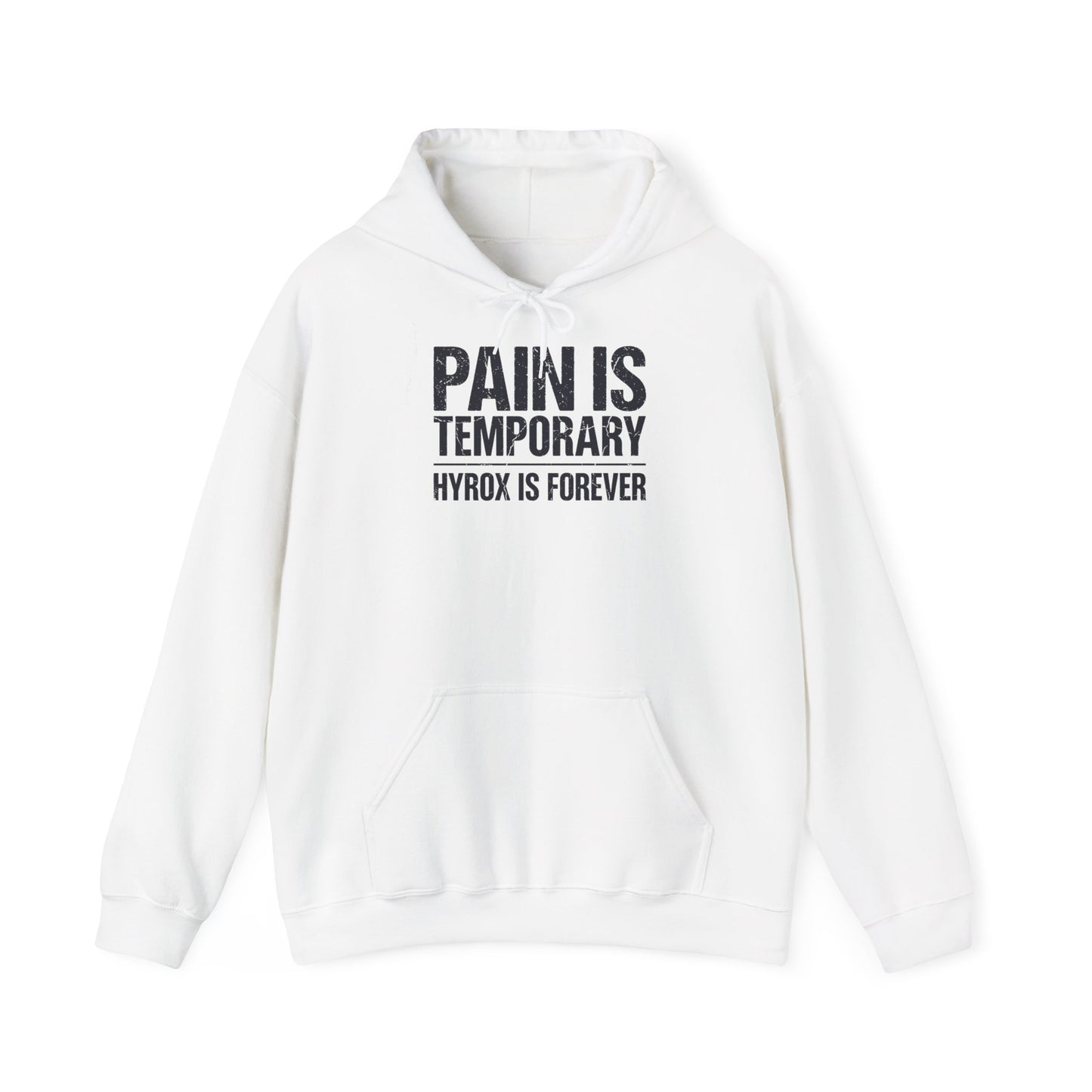 Hoodie Pain Is Temporary — vue de dos | HybridDept