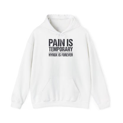 Hoodie Pain Is Temporary — vue de dos | HybridDept