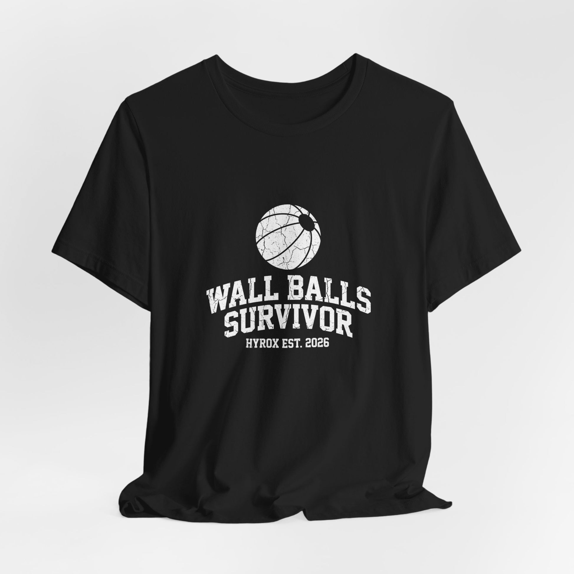 Tee Wall Balls Survivor — détail matière | HybridDept