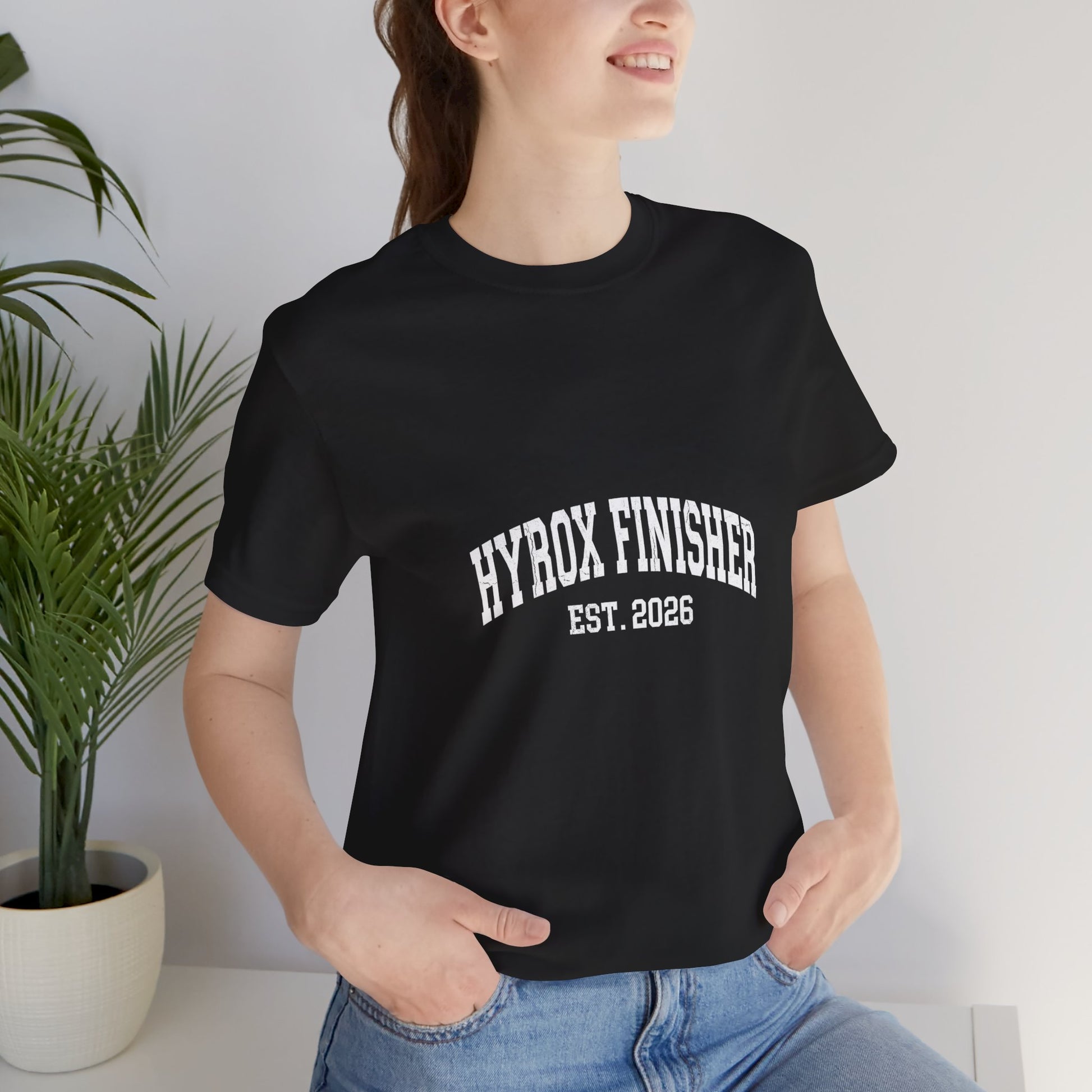 Tee HYROX Finisher — détail capuche | hybriddept