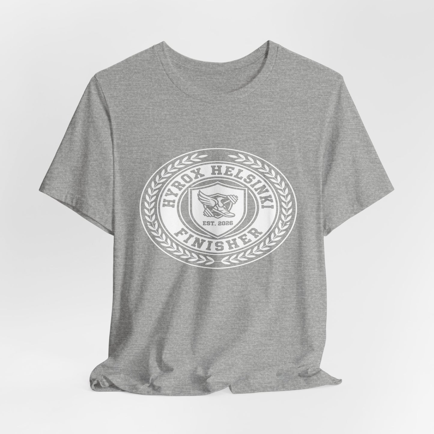 Tee HYROX Helsinki Finisher — photo produit | HybridDept