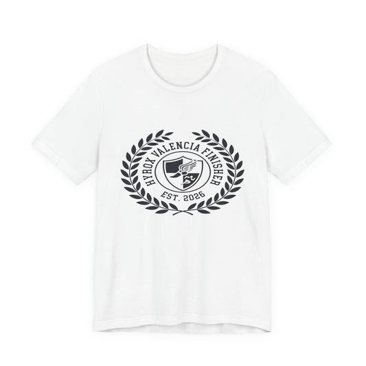 Tee HYROX Valencia Finisher — back view | hybriddept