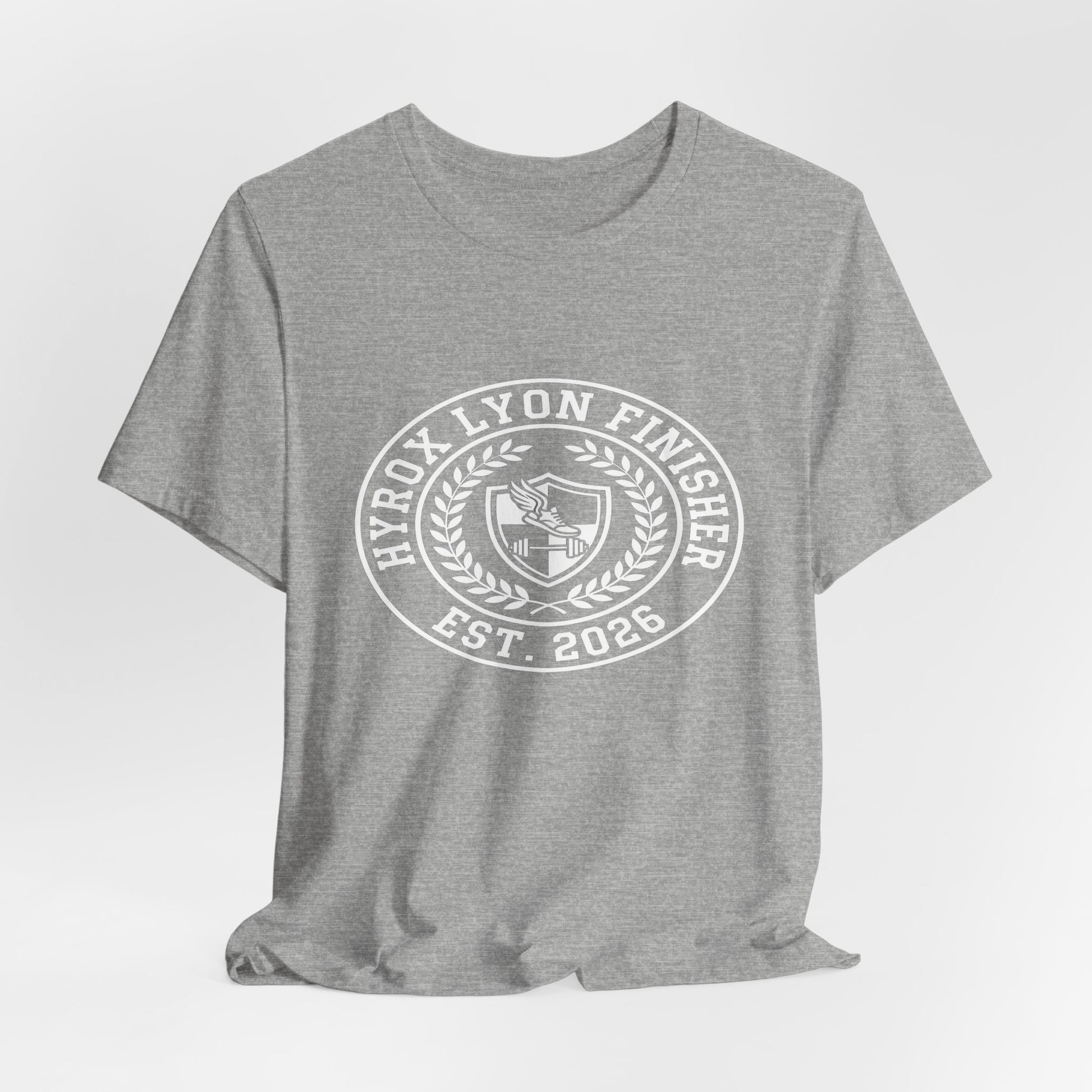 Tee HYROX Lyon Finisher — photo produit | HybridDept