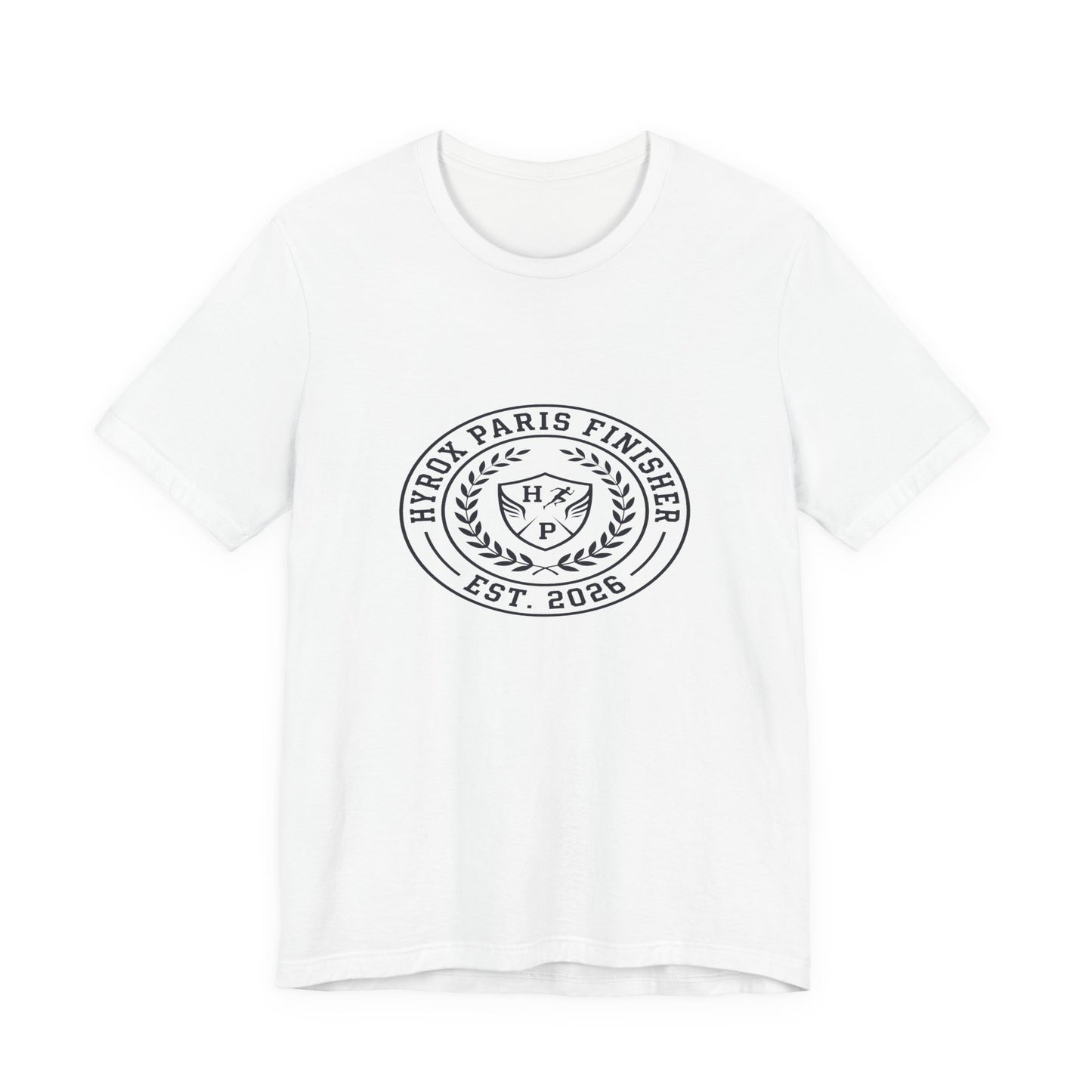 Tee HYROX Paris Finisher — back view | hybriddept