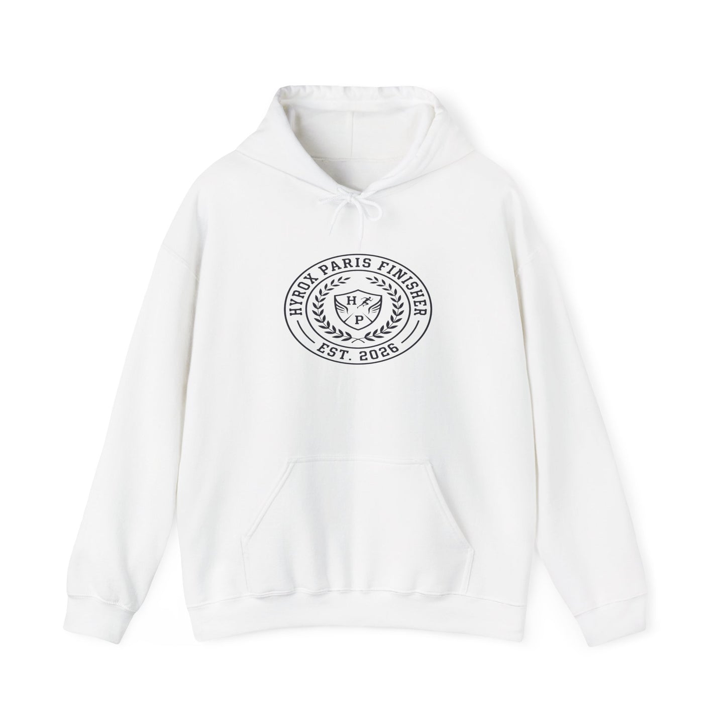 Hoodie HYROX Paris Finisher — détail inscription | HybridDept