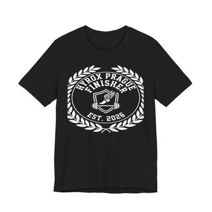 Tee HYROX Prague Finisher — back view | hybriddept