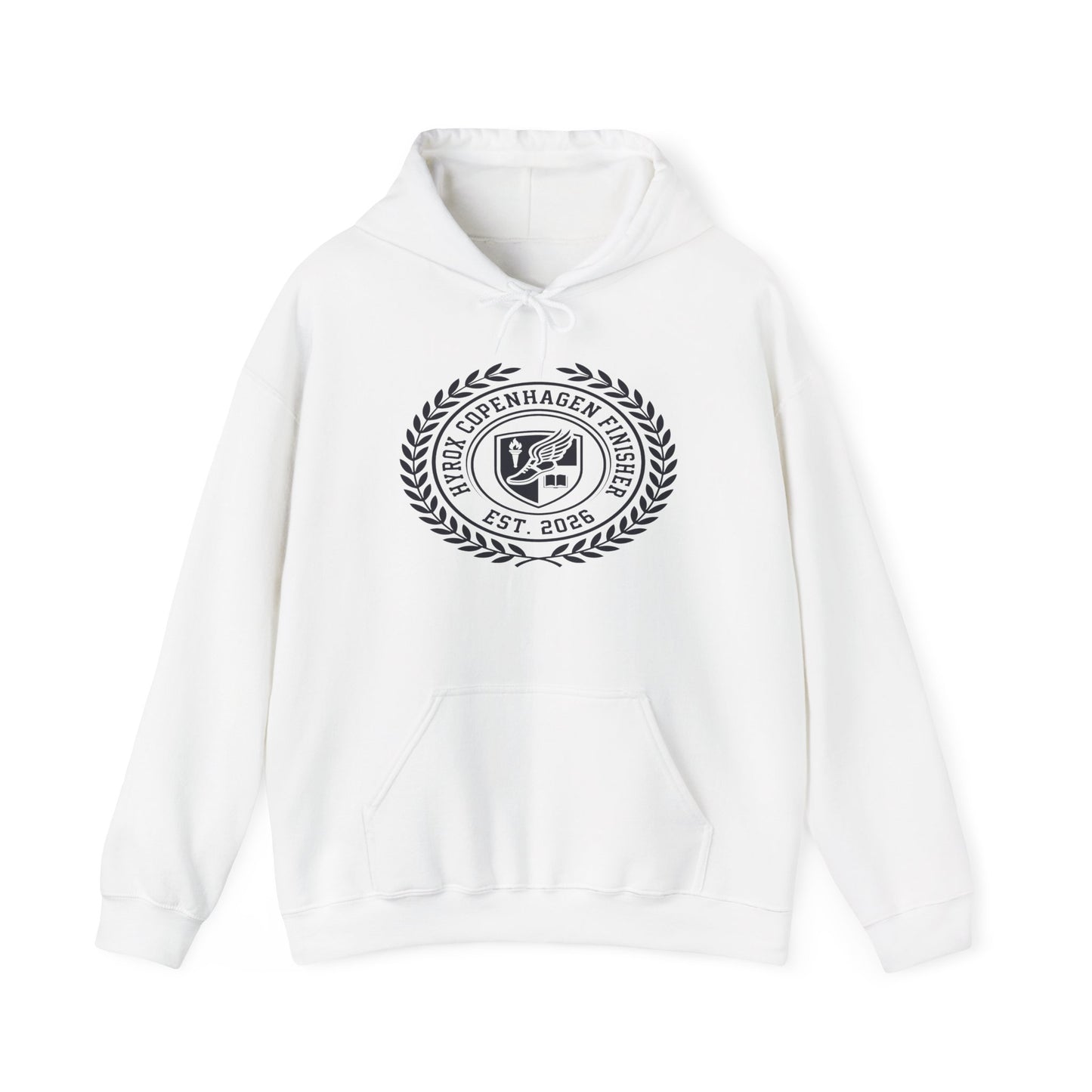 Hoodie HYROX Copenhagen Finisher — back view | hybriddept
