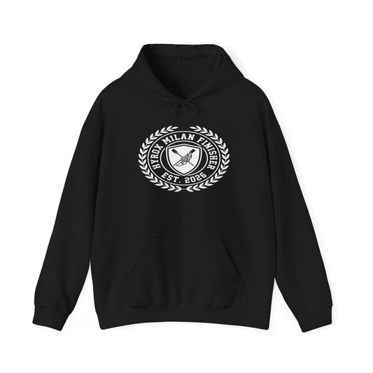 Hoodie HYROX Milan Finisher — front view | hybriddept